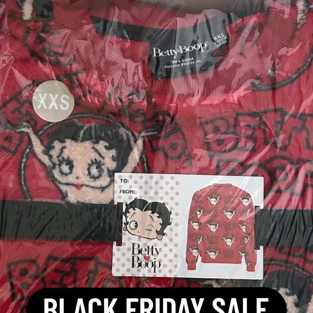 Betty Boop Vibrant Red Soft Top